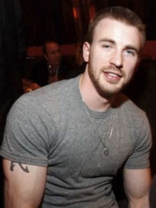 chris evans hot photo Chris Evans biceps
