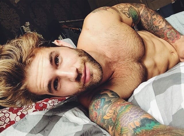 hot guy with tattoos