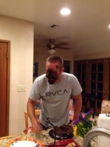 paul walker cake face