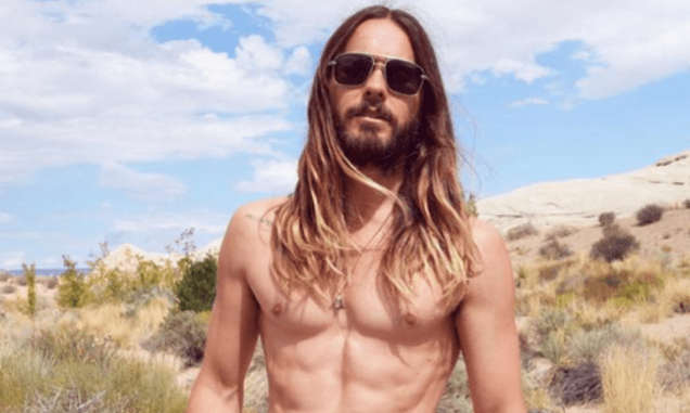 jared leto shirtless abs