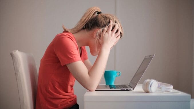 health anxiety worried woman