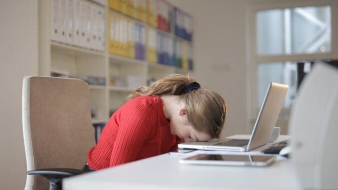 exhausted, tired