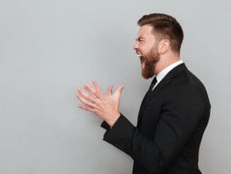 angry man