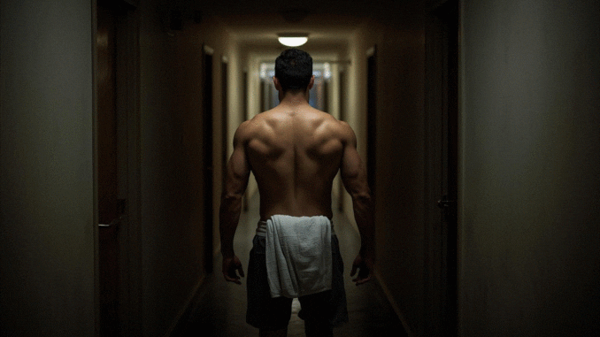 athletic man at steamworks chicago feeling lonely