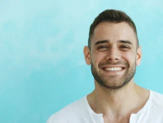 smiling man after positive psychology therapy 2nd Story Counseling Chicago