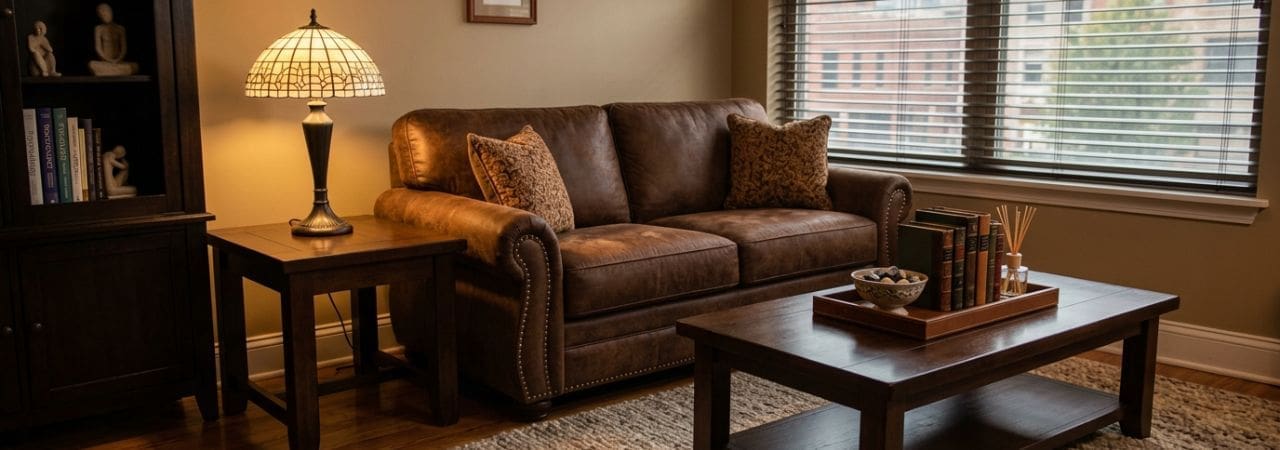 Anxiety therapy office at 2nd Story Counseling in Lakeview, Chicago